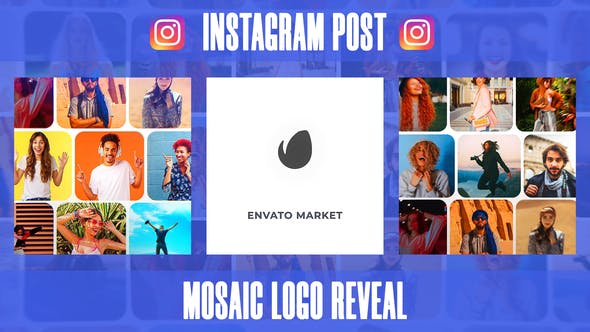Photo of Mosaic Logo Reveal I Instagram Post – Videohive 39150308