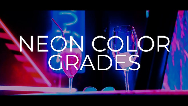 Photo of Neon Color Grades – Motionarray 1209347