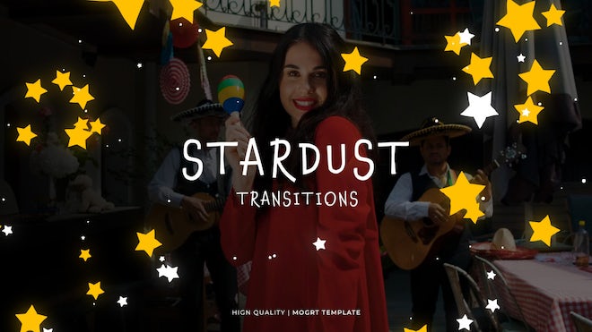 Photo of Stardust Transitions – Motionarray 1159605
