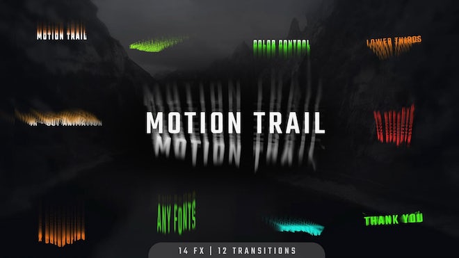Photo of Text Motion Trail – Motionarray 1236871