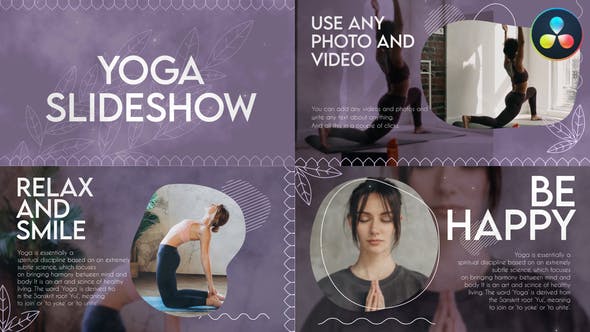 Photo of Yoga Slideshow for DaVinci Resolve – Videohive 39144049