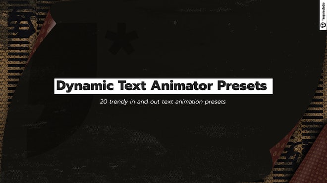 Photo of Dynamic Text Animator Presets – Motionarray 1250867