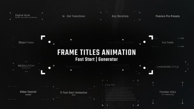 Photo of Frame Titles Animation – Motionarray 1251871