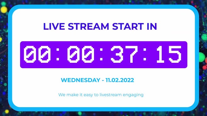 Photo of Live Streaming Timers – Motionarray 1244404