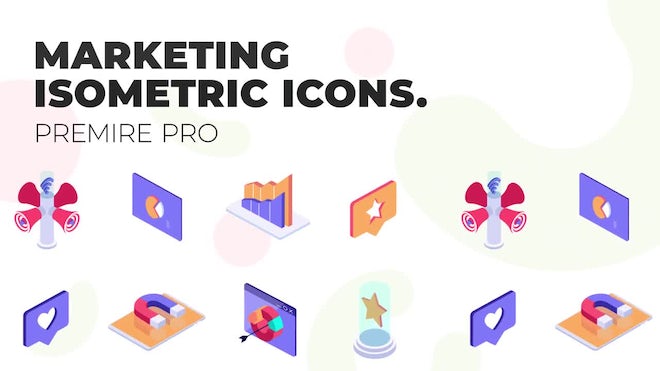 Photo of Marketing –  Isometric Icons – Motionarray 1162547