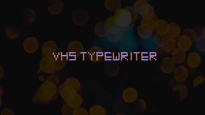 Photo of VHS Typewriter – Motionarray 1183836