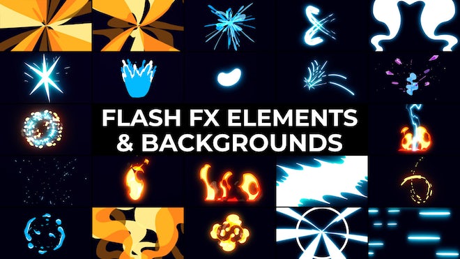 Photo of Flash FX Elements And Backgrounds – Motionarray 1275703