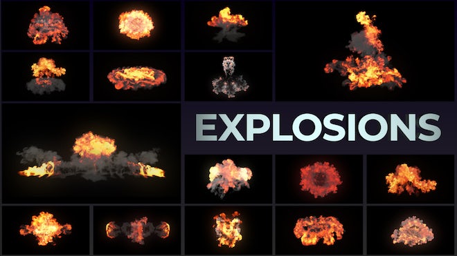 Photo of Real Explosions Effects – Motionarray 1276229