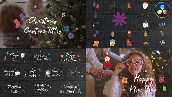 Photo of Christmas Cartoon Titles And Animations | DaVinci Resolve – Videohive 40749079
