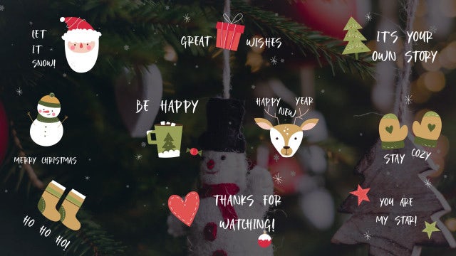 Photo of Christmas Icon Titles – Motionarray 1306218