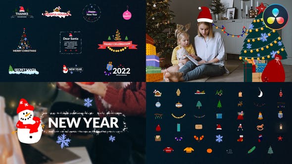Photo of Christmas Titles And Animations for DaVinci Resolve – Videohive 40559284