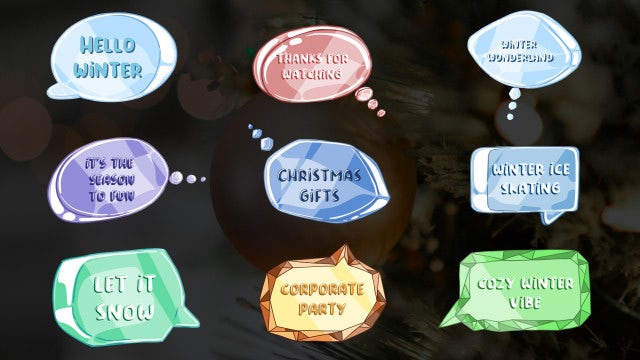 Photo of Ice And Crystal Speech Bubbles – Motionarray 1284797