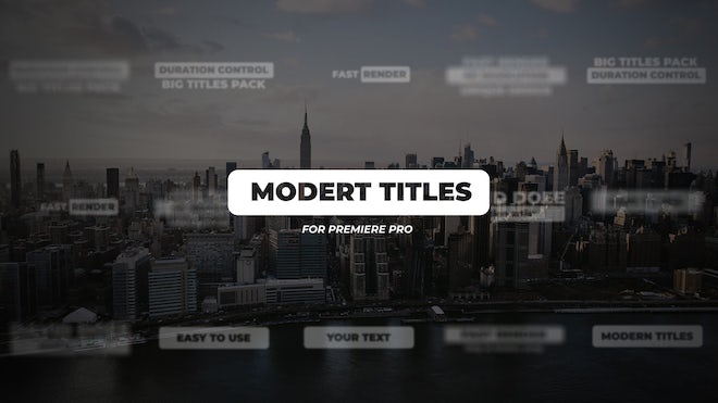 Photo of Modern Titles – Motionarray 1279371
