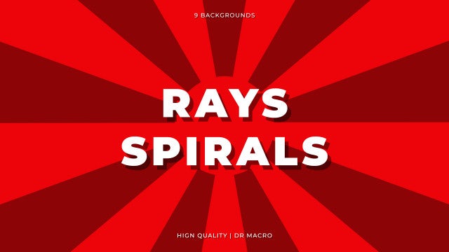 Photo of Rays & Spirals Background – Motionarray 1290484