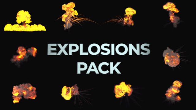 Photo of Realistic Explosions Pack – Motionarray 1298979