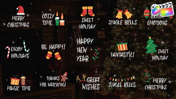 Photo of Christmas Comic Titles for FCPX – Videohive 42097194