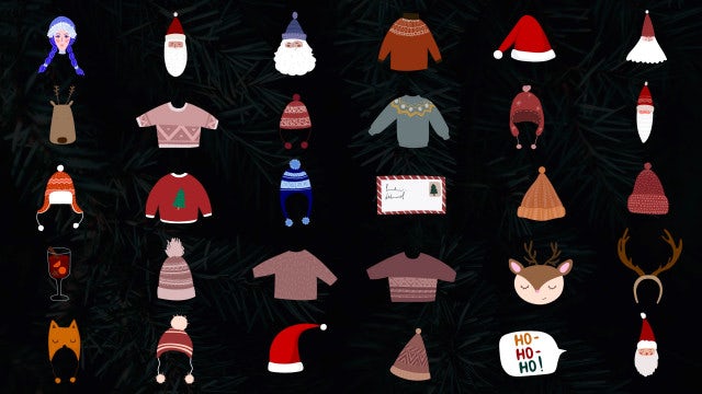 Photo of Christmas Hats And Masks – Motionarray 1333088