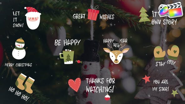 Photo of Christmas Icon Titles for FCPX – Videohive 42049149