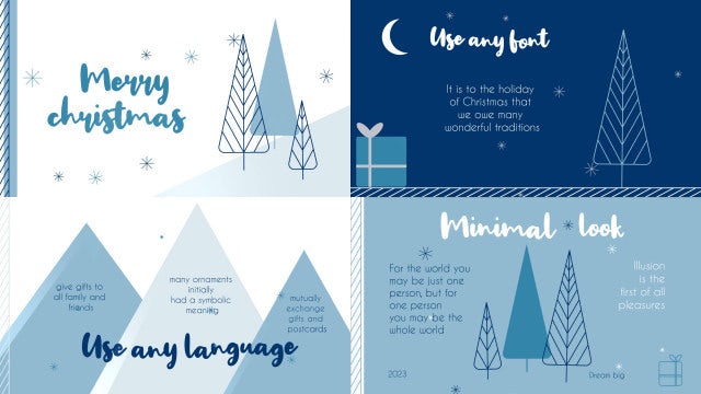 Photo of Christmas Typography Scenes – Motionarray 1336056