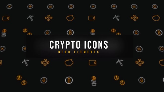 Photo of Crypto Neon Icons – Motionarray 1338838