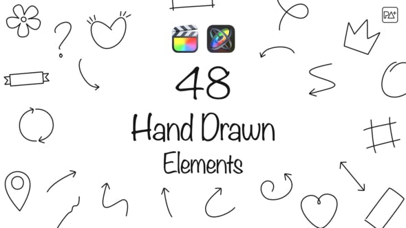 Photo of Hand Drawn Elements For Final Cut Pro X – Videohive 42106531