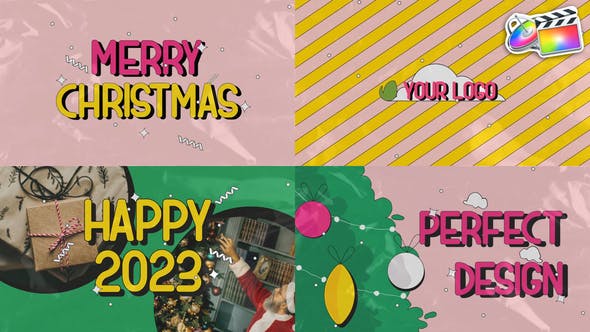 Photo of Merry Christmas Colorful Greeting Scenes for FCPX – Videohive 42048574
