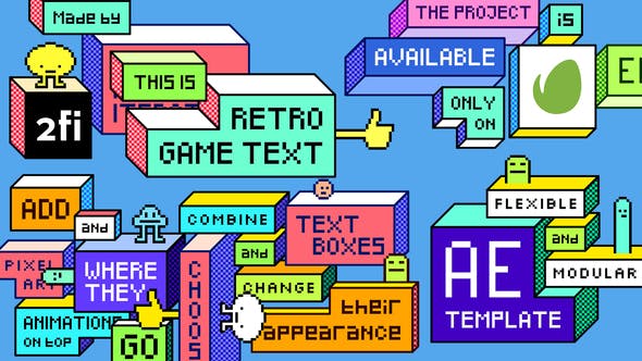 Photo of Retro Game Text – Videohive 42114635