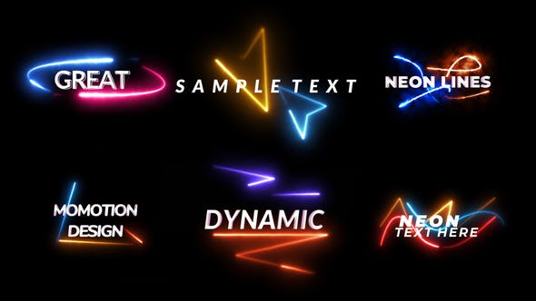Photo of Neon Text Animation – Videohive 42998100