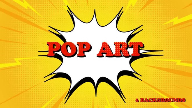 Photo of 6 Pop Art Backgrounds – Motionarray 1200510