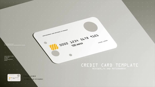 Photo of Credit Card Promo – Motionarray 1367754
