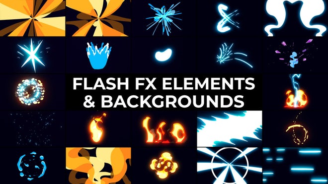 Photo of Flash FX Elements And Backgrounds – Motionarray 1208710