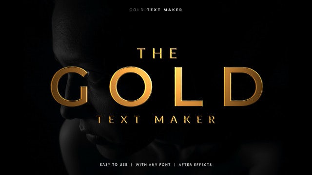 Photo of Gold Text Maker – Motionarray 1391605