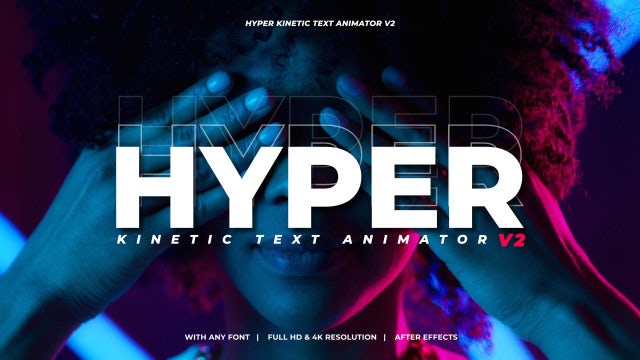 Photo of Hyper Kinetic Text Animator V2 – Motionarray 1410576