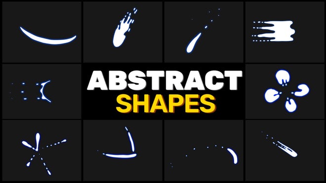 Photo of Abstract Shape Elements – Motionarray 1218653