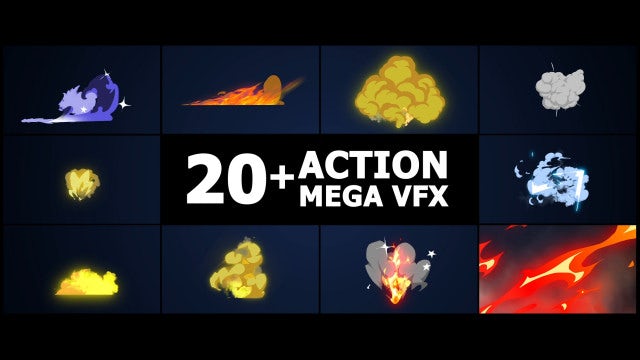 Photo of Action Mega VFX Pack – Motionarray 1432842