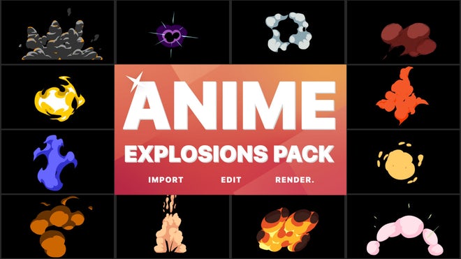 Photo of Anime Explosions – Motionarray 1236682