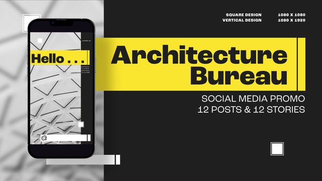 Photo of Architecture Bureau Posts And Stories – Motionarray 1203930