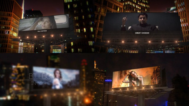 Photo of Billboard In Night City – Motionarray 1551904