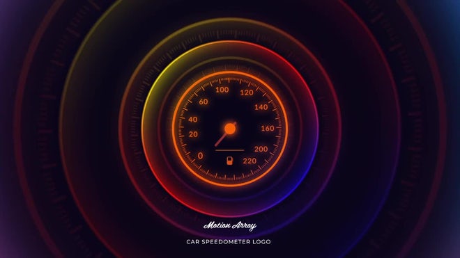 Photo of Car Speedometer Logo – Motionarray 1444501