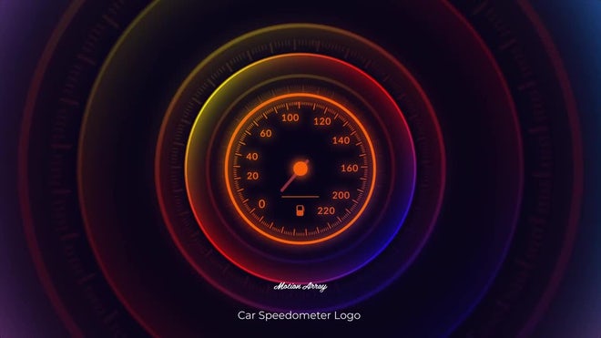 Photo of Car Speedometer Logo – Motionarray 1444640