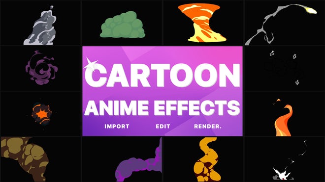 Photo of Cartoon Anime Effects Pack – Motionarray 1239558