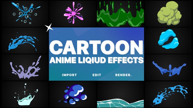 Photo of Cartoon Anime Liquid Effects – Motionarray 1215100