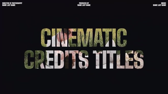 Photo of Cinematic Credits Titles Pack – Motionarray 1422187