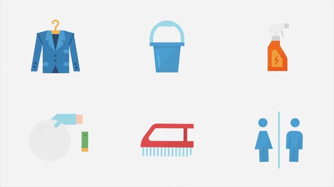 Photo of Cleaning & Washing Animated Icons – Motionarray 1422184