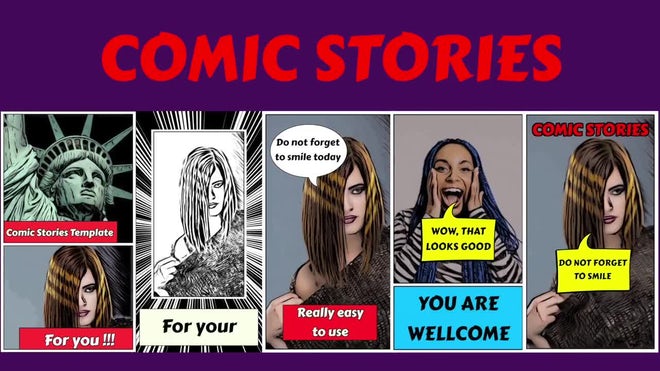 Photo of Comic Social Media Stories – Motionarray 1559046