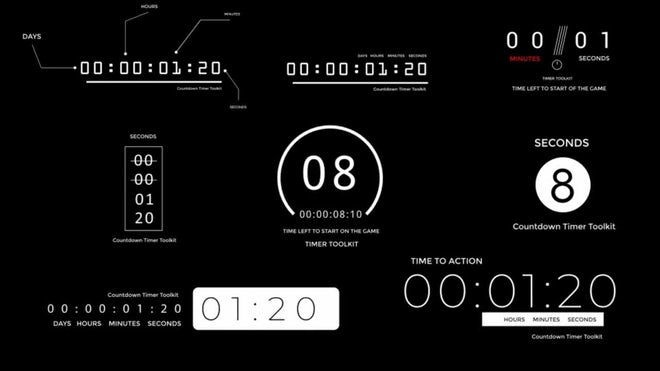 Photo of Countdown Timer Toolkit V2 – Motionarray 1548892