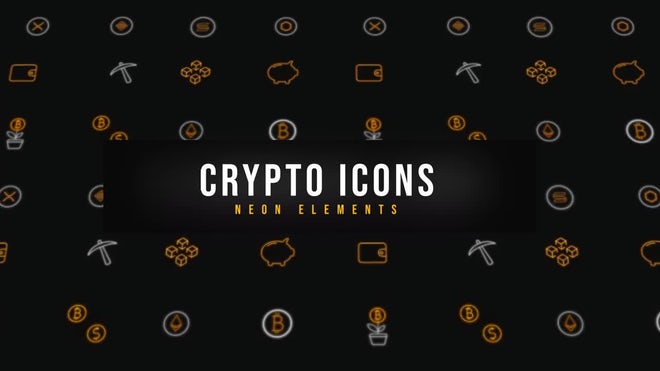 Photo of Crypto Neon Icons – Motionarray 1226571