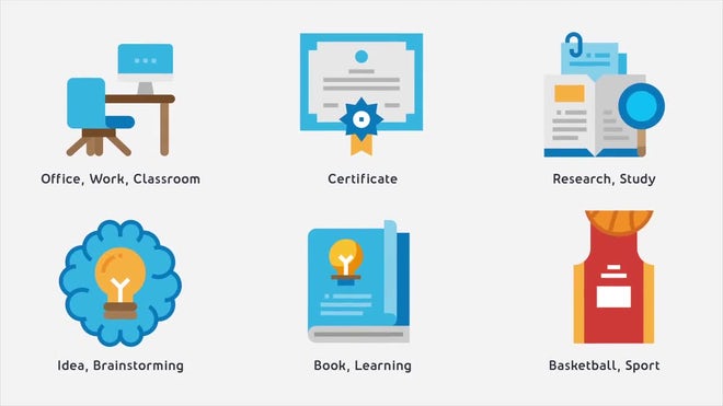 Photo of Education & School Animated Icons – Motionarray 1422151
