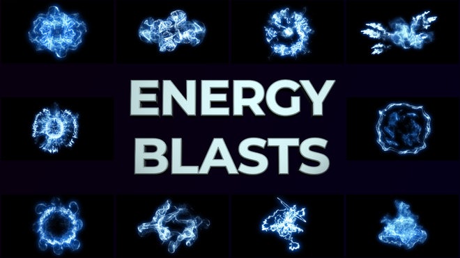 Photo of Energy Blasts – Motionarray 1215304