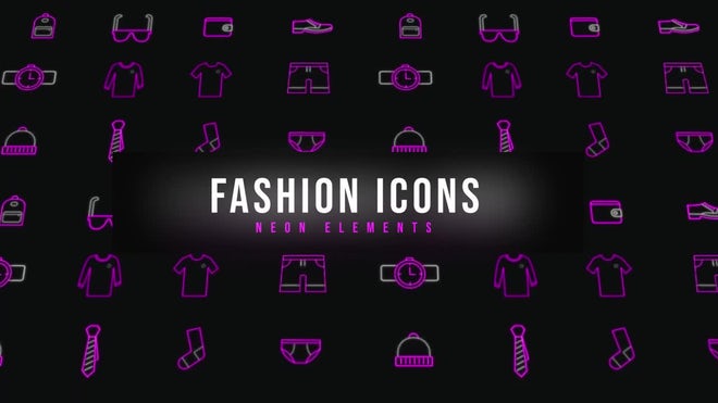 Photo of Fashion Neon Icons – Motionarray 1226767